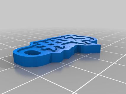 43 porte clés 3d print model - Mito3D