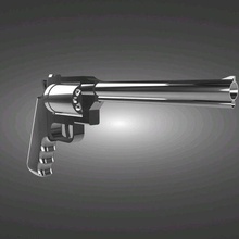 44 revólver 8 Disparo 3d print model - Mito3D