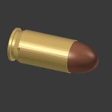 45 acp manichino proiettile effettivo taglia attrezzo militare arma combattere 3d print model - Mito3D