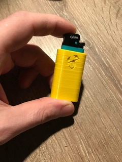 45 mm cricket lighter case Tools with scorpion symbol 3d print model - Mito3D