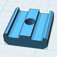 45mm extrusion fente écrou 3d_printer_parts 3d print model - Mito3D