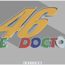 46 Arzt Valentino Rossi 3d print model - Mito3D