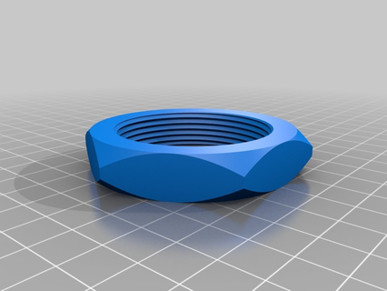 47 mm nut customized parts 3d print model - Mito3D