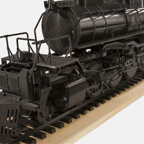 4-8-8-4 big boy de la locomotive jeu le chemin fer modèle à l'échelle vapeur train l'union pacific véhicules 3D print model - Mito3D