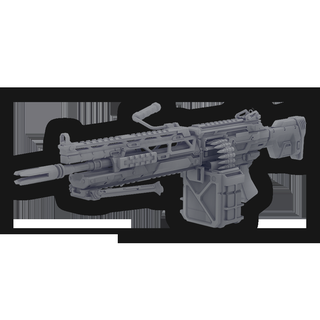 48 draga luz máquina arma fogo jogos armas chamada dever ligar of rifle rifles assalto 3d print model - Mito3D