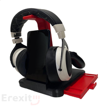 4 1 headset stand phone joystick 3d print model - Mito3D