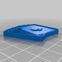 4 kartları aslar özelleştirilmiş Sanat 3d print model - Mito3D