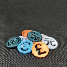 4 coins monedas juego game slot machine tragamonedas mangiasoldi 3d print model - Mito3D