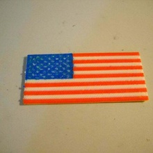 4 color american flag 1 printer 3d_printing 3d print model - Mito3D