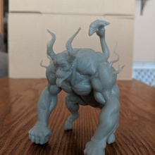 4 ojos art no molestar tablero de la mesa mini fantasía criatura scifi horror monster 3d print model - Mito3D