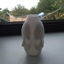 4 face vase art home decor gift decoration 3d print model - Mito3D
