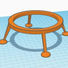 4 foot pedestal various base model support 3d print model - Mito3D