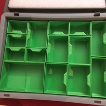 4 models boxes - eurobox metric insert tool storage box organizer shares 3d print model - Mito3D