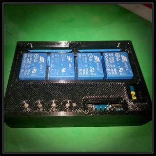 4 relais 5v mal Arduino framboise pi esp32 esp8266 maison 3d print model - Mito3D