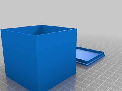 4 side box customized containers organization storage 3d print model - Mito3D