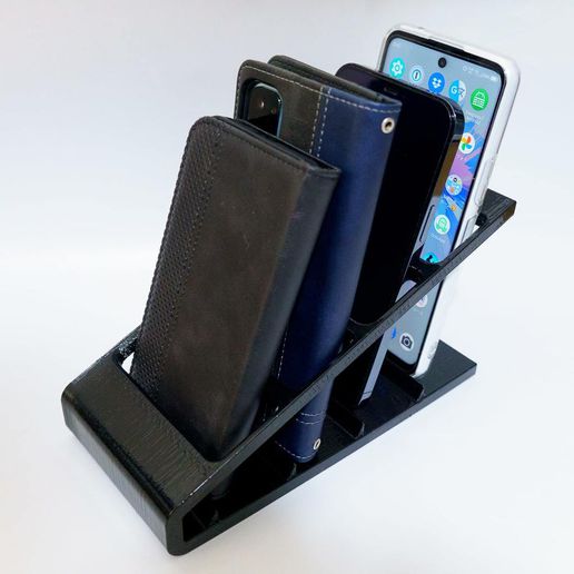4 Smartphone Stand Gadget Android iPhone Telefon Halter Unterstützung Handy Mobiltelefon 3D print model - Mito3D