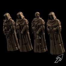 4 estatuas martillo guerra 40k juego terreno matar equipo necromunda 40 000 santuario imperialis 3d print model - Mito3D