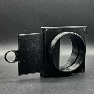 4in ar duto portão 3d print model - Mito3D