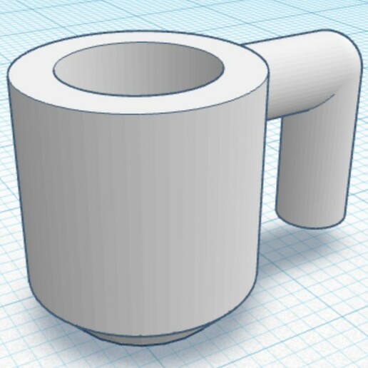 4mm Kahve Kupa is krem 5mm 3D print model - Mito3D