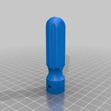 4mm customized drill bit handles hand_tools 3d print model - Mito3D