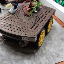 4wd pequeno robô carro corpo jogos arduino Merkur rc inteligente rccar amarelo motor veículos 3d print model - Mito3D
