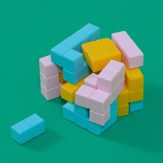4x4 tesselating enigma cubo tetris desafio 3d print model - Mito3D