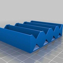 4x 18650 battery holder customized electronics 3d print model - Mito3D