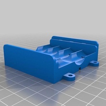 4x aa batería caso funda herramienta personalizado electrónica 3d print model - Mito3D