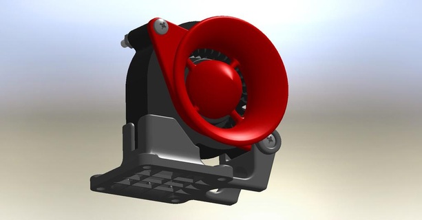 5015 40mm ventilador adaptadores herramientas soplador montar adaptador 3d impresora accesorios 3d print model - Mito3D