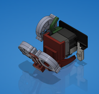 5015 doppelt Ventilator Ender 3 s1 Sprite Profi Drucker 3d fließen Luft Leitung beschichtet 3d print model - Mito3D