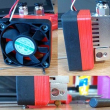 50 30mm fan adapter chimera cyclops dual color extruder tool cooling duct fanduct 3d printer parts 3d print model - Mito3D