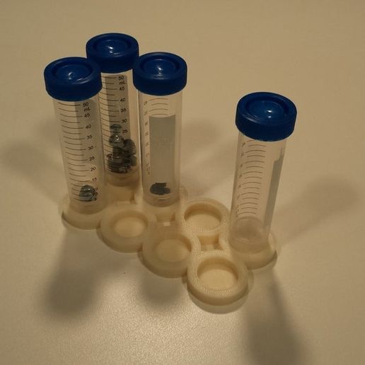 50ml centrifuger tube base titulaire soutien laboratoire organisation 3D print model - Mito3D