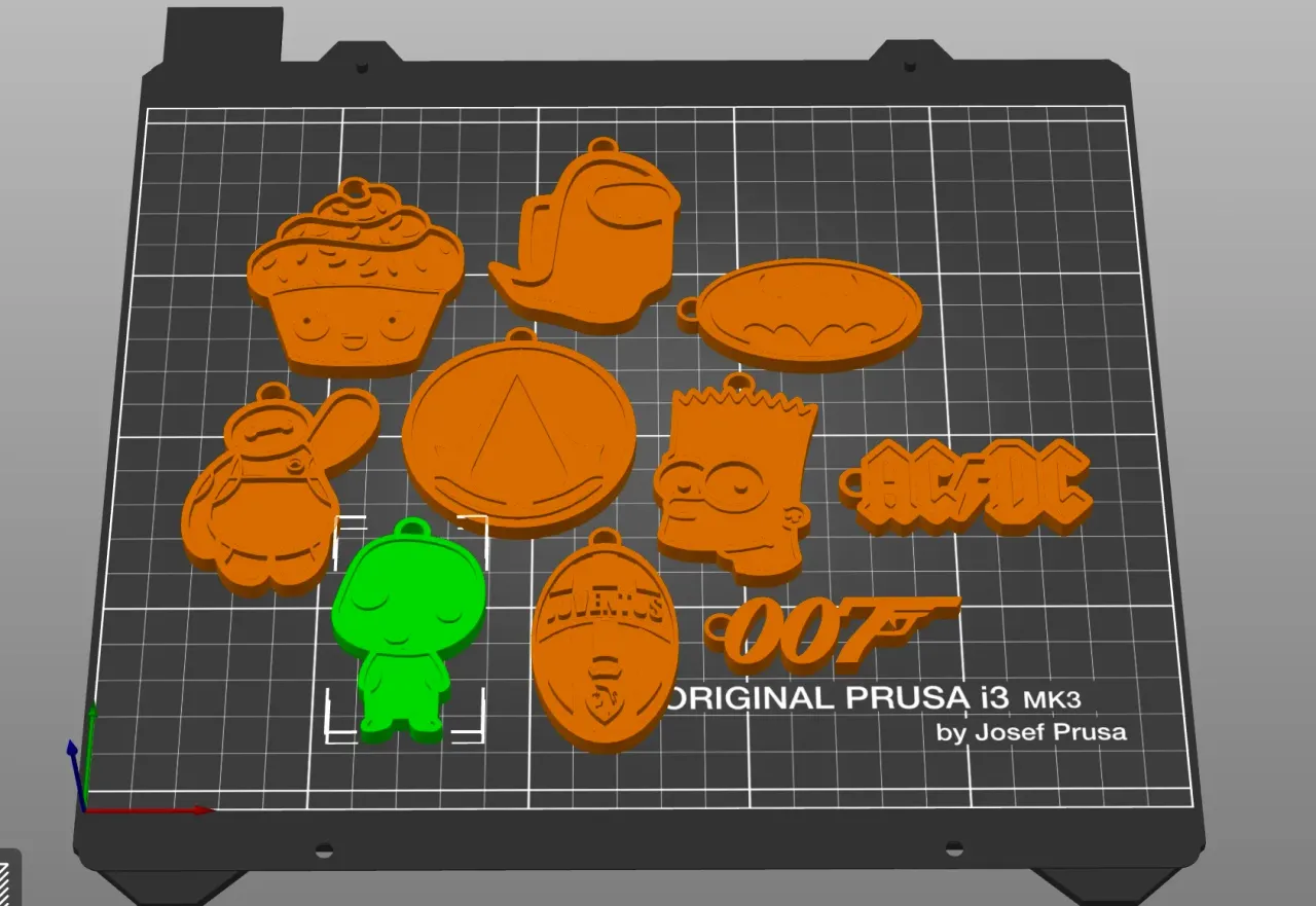 511 portachiavi 3D print model - Mito3D