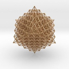 512 tetraedro de la cuadrícula art matemáticas 3d print model - Mito3D