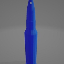 51 calibre munição 3d print model - Mito3D