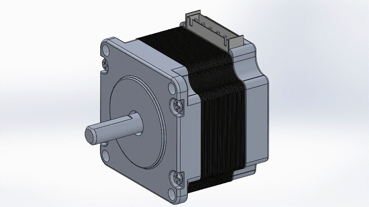57hd1016 nema23 Stepper Motor 45mm nema Leistung 3D print model - Mito3D