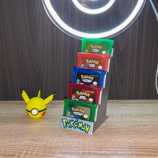5 - pokemon cartridge display gameboy advance game boy stand holder cartbridge games 3d print model - Mito3D