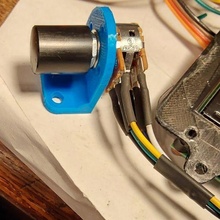 5 16 shaft potentiometer 8-way mounting bracket - arduino 3d print model - Mito3D