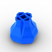5 chambres vase 3d print model - Mito3D