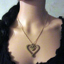 5 heart necklace fashion 3d print model - Mito3D