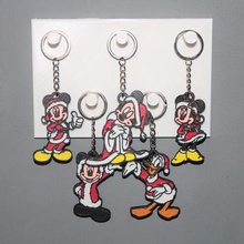 5 llavero disney Navidad joyería joya llave anillo ornamento decoración Arte caracteres Mickey minnie Donald 3d print model - Mito3D