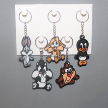 5 keychains looney tunes 2 baby 3d print model - Mito3D