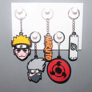 5 Naruto porte clés clé bague ornement décoration art manga anime Kakashi Sharingan logo Boruto 3d print model - Mito3D