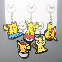5 Pokémon Pikachu 2 chaveiros 3d print model - Mito3D