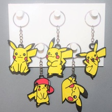 5 Pokémon Pikachu chaveiros 1 3d print model - Mito3D