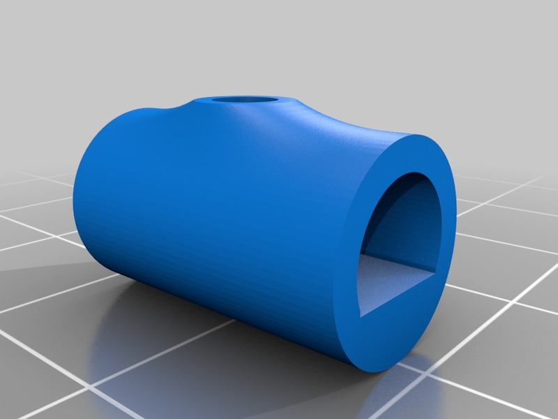 5mm d shaft 7mm bağlayıcı kendin yap 3D print model - Mito3D