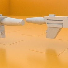 5mm g1 transformatörler lazer tabanca transformersg1 3d print model - Mito3D