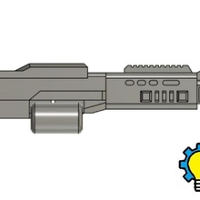5mm modulare fucile trasformatori figure gioco accessori ss86 studio serie Armi 3d print model - Mito3D
