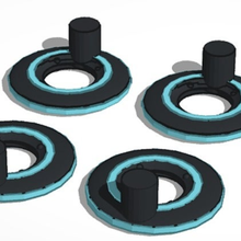 5mm tron discs - legends class transformers scaled disney hasbro takara toy_game_accessories 3d print model - Mito3D