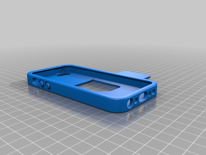 5s suporte caixa flexível 3d print model - Mito3D